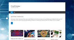 Desktop Screenshot of coldgame.se